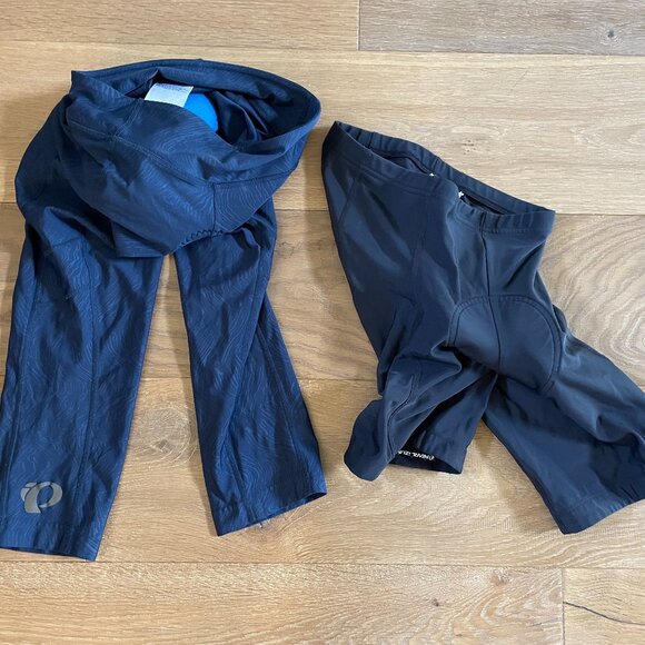 2 Pearl Izumi Womens Biking Cycling Bottoms Shorts and 3/4 Tights - Picture 1 of 16